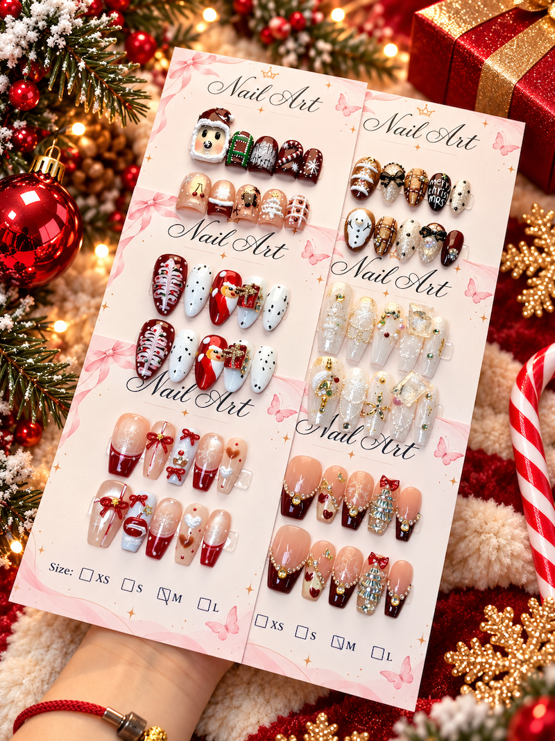 Wholesale 2026 Christmas Collection Press-on Nail Sets