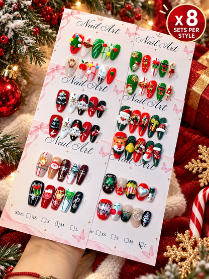 Wholesale 2026 Christmas Collection Press-on Nail Sets