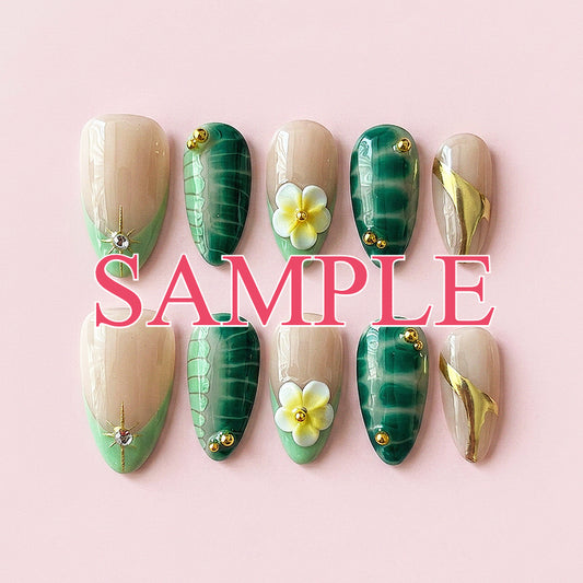 Wholesale Handmade Press-On Nails | Sample Order Available