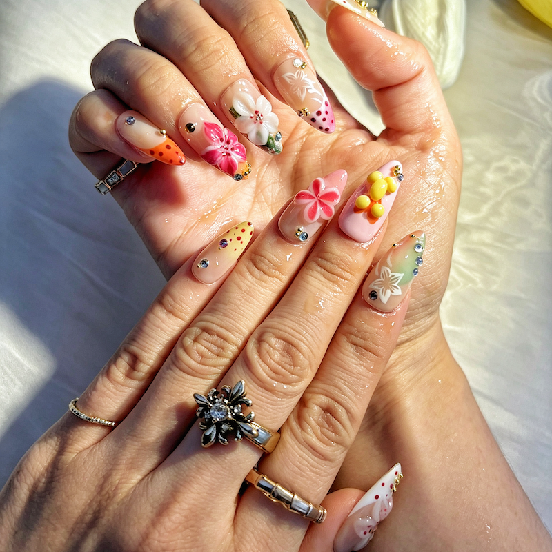Berry Confetti - CccNails