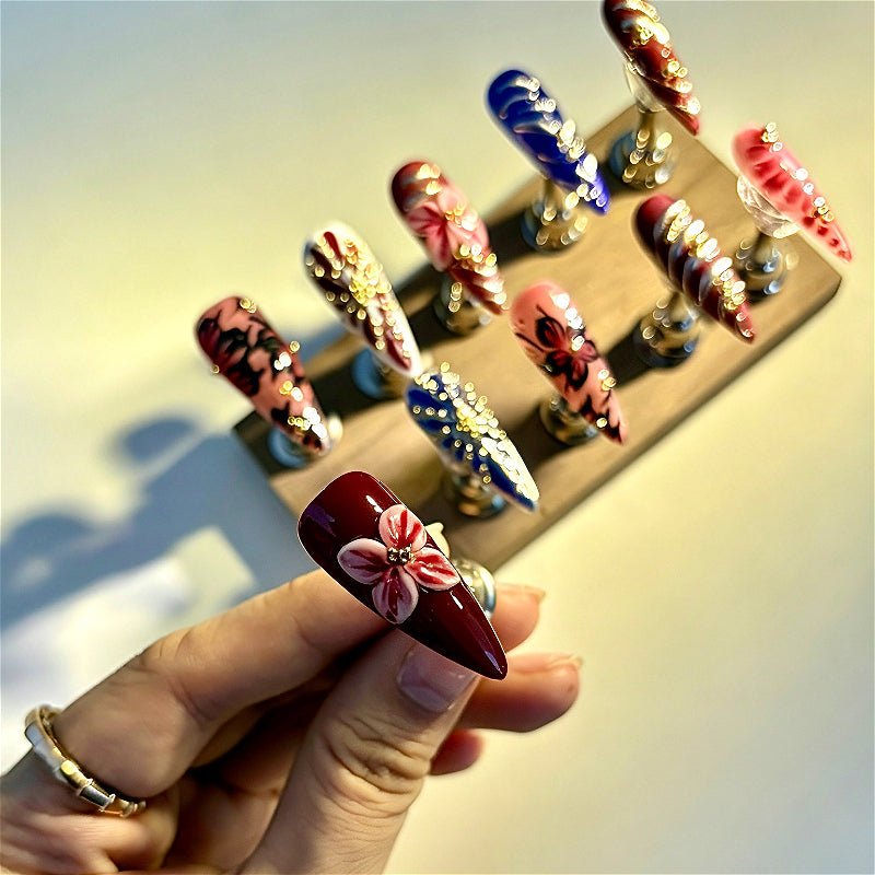 Crimson Chinoiserie - CccNails