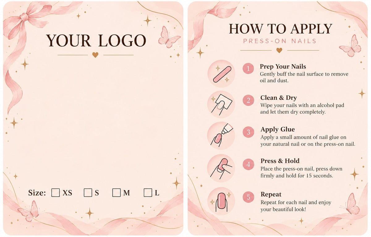 Custom Display Card Service (Please contact customer service) - CccNails