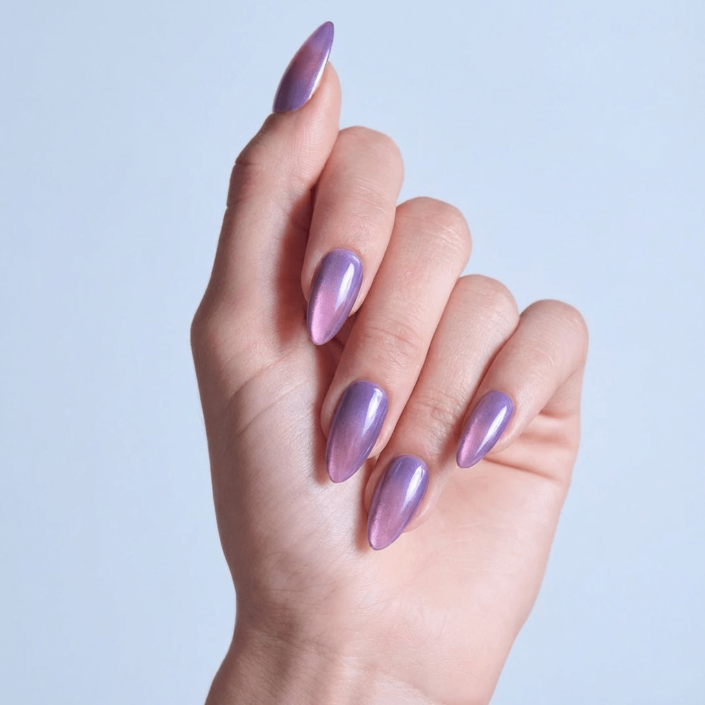 Flowing Light Blue - CccNails