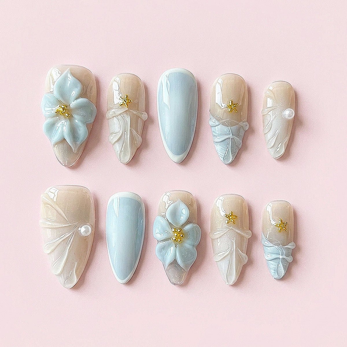 Ribbon Bloom - CccNails
