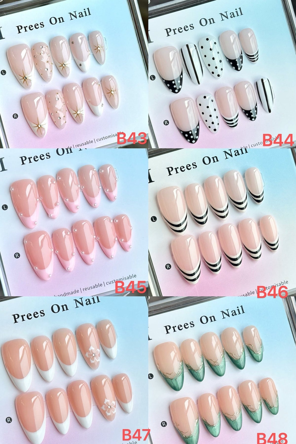 Wholesale B-Series (Classic French) - CccNails