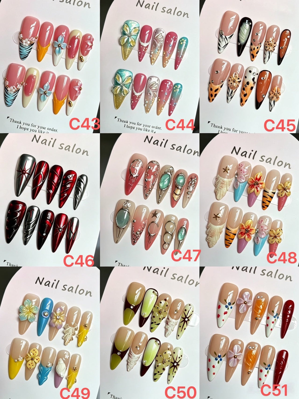 Wholesale C-Series (Stiletto Nails) - CccNails