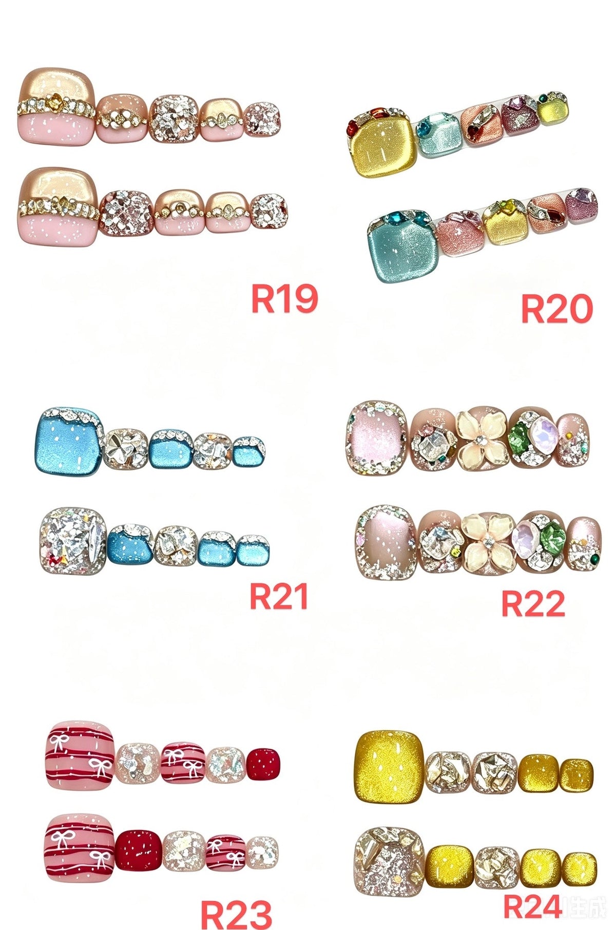 Wholesale R-Series (Toe Nails) - CccNails