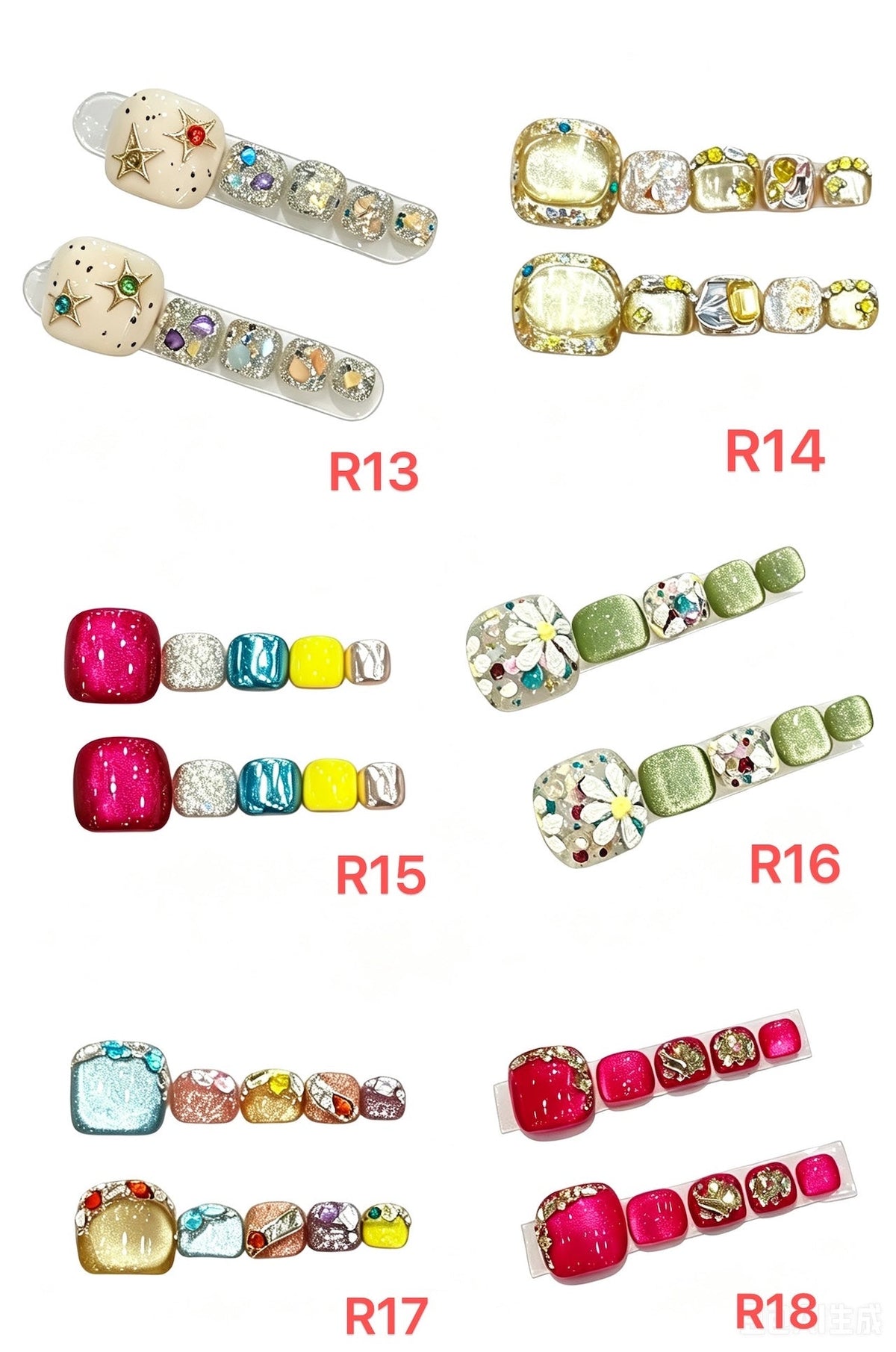 Wholesale R-Series (Toe Nails) - CccNails
