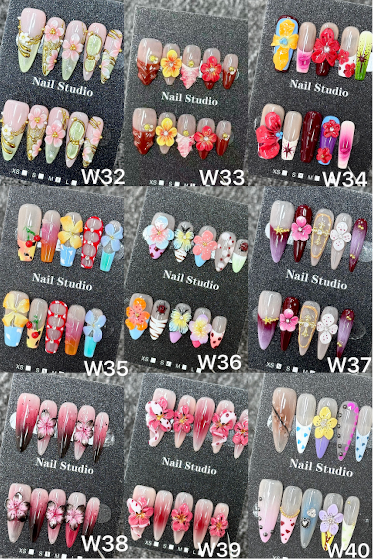 Wholesale W-Series (Floral & Almond) - CccNails