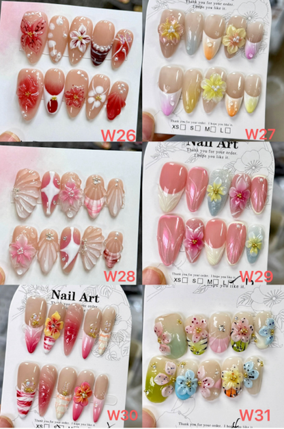Wholesale W-Series (Floral & Almond) - CccNails