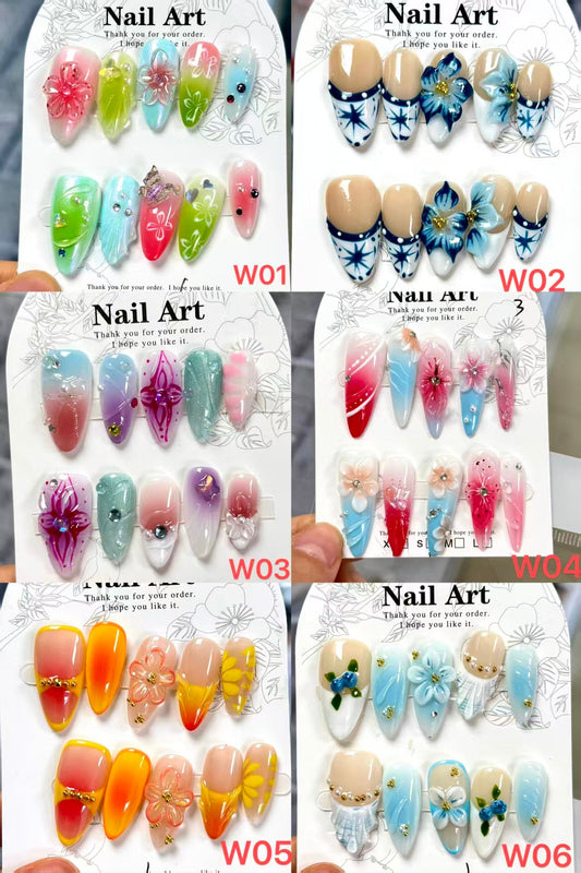 Wholesale W-Series (Floral & Almond) - CccNails