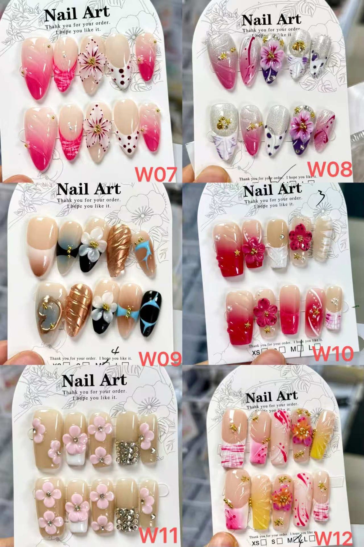 Wholesale W-Series (Floral & Almond) - CccNails